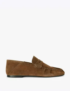 Roger Suede Slip On Loafers Beige female - Steve madden - FashionsVida