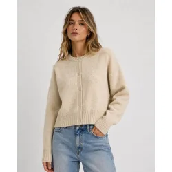 Jack & Jones - Cardigan de mujer cuello redondo