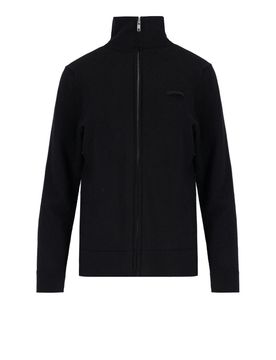 Hodakova Maglione Zip A Collo Alto