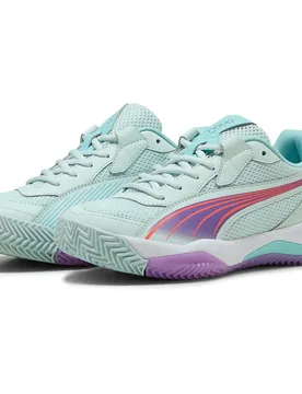 Nova Court Padel Shoes Peaceful Blue / Purple Glimmer / Safe Lake UK 4.5 - Puma - FashionsVida