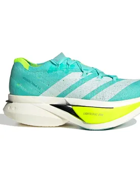Scarpe Da Running Adizero Prime X3 Strung Flash Aqua / Zero Met / Lucid Lemon EU 38