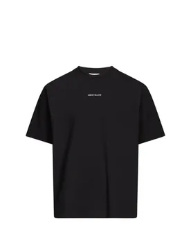 T-shirt uni à col rond Noir L Male - Gertrude Et Gaston - FashionsVida