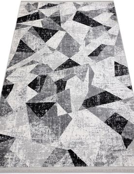 Teppiche Modern Teppich Tuls Strukturell, Franse 51211 Geom 80x150 Cm 80x150 Cm