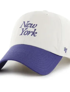 Cappellino Con Visiera Mlb New York Yankees Foundation Script Tt Clean Up Sandstone / SSC One Size