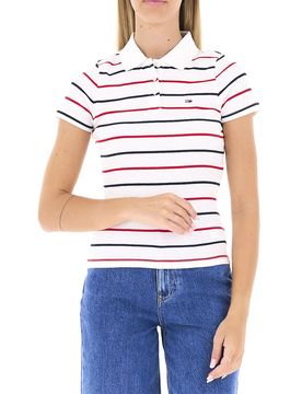 Polo a righe PANNA XS