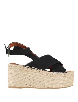 Espadrilles Damen Schwarz 41 Damen