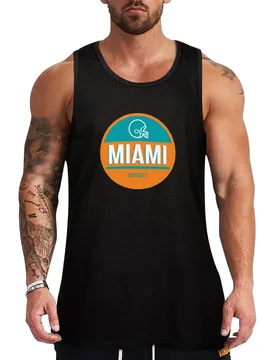 Miami retro football Tank Top Daily Loose Tank Top Casual Sleeveless Summer Wear - Aliexpress - FashionsVida