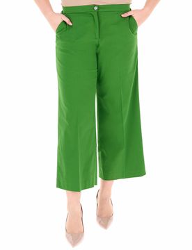 Pantalone misto cotone VERDE 54