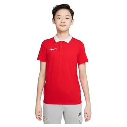 Polo à Manches Courtes Dri Fit Park University Red / White / White 13-15 Années Garçon