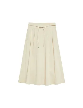 Comma Jupe mi-longue beige 42 - Comma - FashionsVida