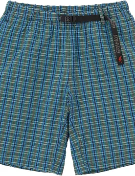 Short en coton - O.G. G-Short Seersucker Plaid Multi Stripe en Nylon - Taille S - Bleu - Gramicci - FashionsVida