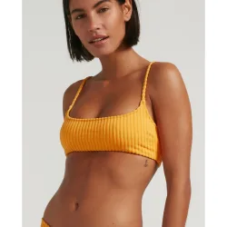 Top de bikini Soft Guateque con tejido estructura y tirantes regulables