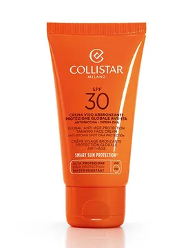 Crema rostro bronceadora protecciÃ³n global antiedad spf 30 - Collistar - FashionsVida