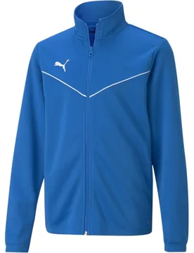 TeamRISE Training Poly Kinder Fußballjacke, blau 128 - Puma - FashionsVida