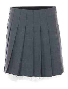 Self Portrait Pleated mini skirt