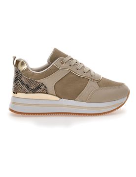 Sneakers con Platform Beige 424 37