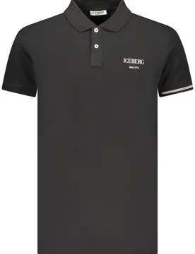 Herren Poloshirt Schwarz ICE25MPL01_NEBLACK