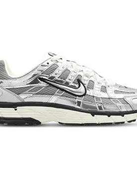 P-6000 Men's Sneakers - Silver - Size 14 - Mesh/Synthetic - Silver - Size: 14 - Nike - FashionsVida