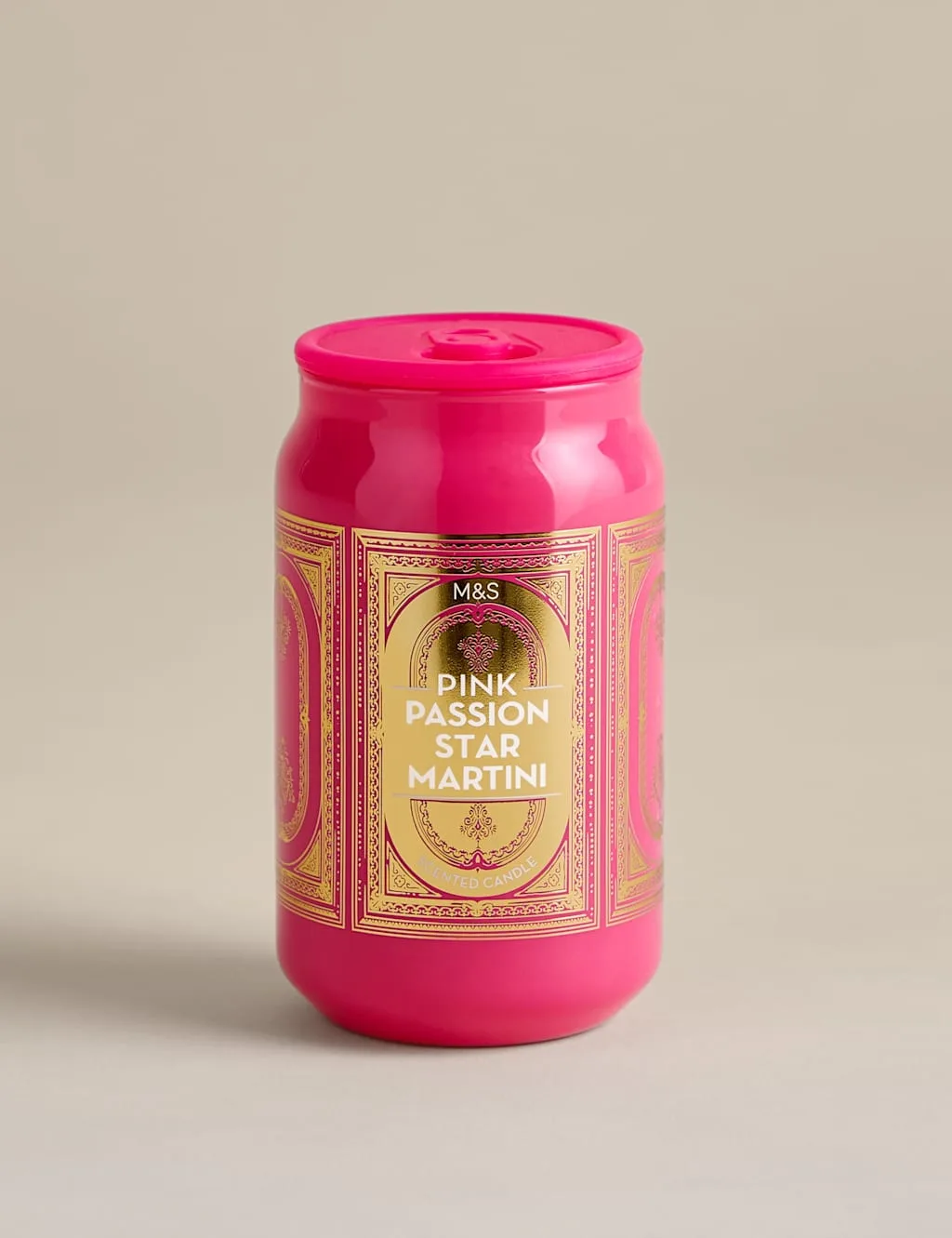Pink Passion Star Martini Tinny Scented Candle Multi - M&S - FashionsVida