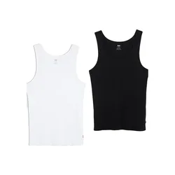 Maglietta Senza Maniche 001mp 2 Unità Two Pack Mineral Bla XL