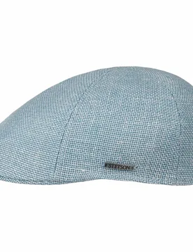 Texas Taleco Flat Cap by - light blue - Size: 57 cm - Stetson - FashionsVida