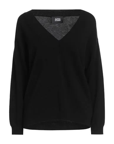 Pullover Damen Schwarz 32 Damen - ALPHA - FashionsVida