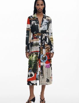 Robe conçue par Mr. Christian Lacroix, Viscose, XS