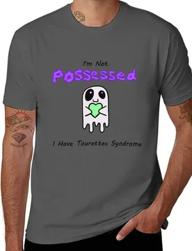 Funny Tourettes Syndrome Awareness Ghost T-Shirt mens graphic t shirts funny t shirts man t shirt personalised T-Shirt - Aliexpress - FashionsVida
