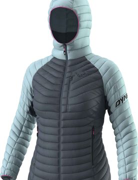 Stepp- Und Daundenjacken für Skitourengehen mit Gänsedaunen Radical Down RDS W Hood Jkt Cloud Blue für Damen Größe S Blau