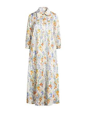 Midi-Kleid Damen Weiß 34,36,38 Damen