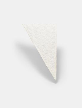 Pareo mit bestickter Spitze Ecru OS