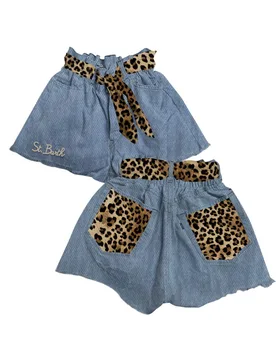 Pantaloncini donna - arizona denim shorts - denim - MC2 SAINT BARTH - FashionsVida