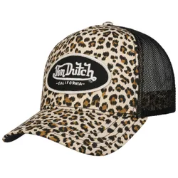 Leo Print Trucker Cap by - beige - Damen - Size: One Size