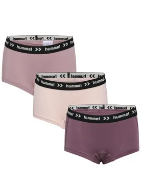 Boxershorts Kind Nala (x3) - Violet - male - Size: 5/6 ans - Hummel - FashionsVida