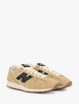 Baskets en cuir et coton mélangés - New Balance - FashionsVida