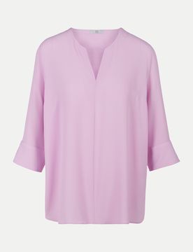 Bluse aus Silky Crêpe Rosa 36