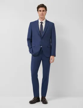 Traje de hombre half canvas slim fit ojo de perdiz - Roberto Verino - FashionsVida