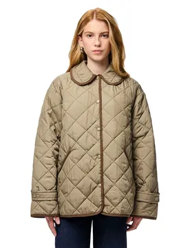 Veste Matelassée Emily Greige / Carafe Bindings M