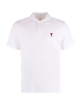 AMI de Caur Organic Cotton Piqué Polo Shirt