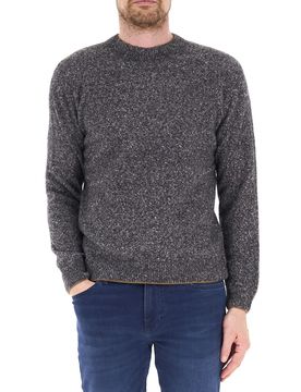 Maglione misto lana GRIGIO SCURO 52