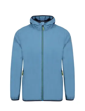 Weird Fish Ferdinand Waterproof Packable Jacket Size L - men men all-mens men coats-jackets men coats-jackets coats offers all-offers offers mens-offe - Washed Blue - FashionsVida