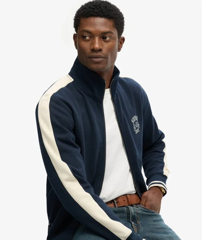 Superdry Herren Athletic Club Trainingsjacke Navy - Größe: S - 79.99 - FashionsVida
