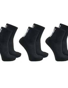 Chaussettes Courtes Force Logo Crew 3 Paires Black EU 46-48