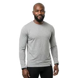 T-shirt à Manches Longues Crossover 20181 Grey-Flecked 4XL
