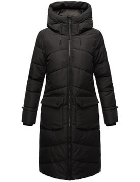 MARIKOO Abrigo de invierno negro