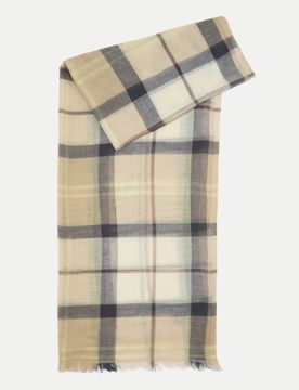 Barbour Schal Welton Tartan Beige