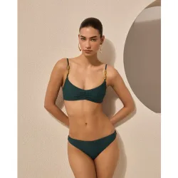 Braga de bikini lisa de mujer