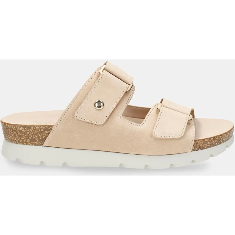 Sandalias de plataforma de mujer en piel con forro de piel - Panama Jack - FashionsVida