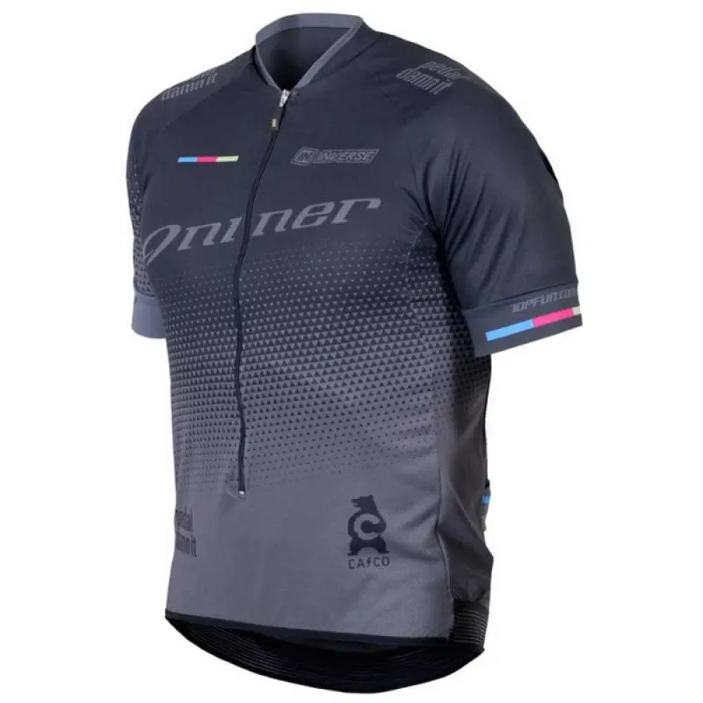 Maglia A Maniche Corte Team Cmyk 2017 Grey - Niner - FashionsVida