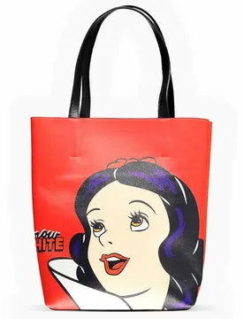 Sac En Toile Blanche-neige Red One Size unisex
